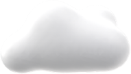 3d white cloud
